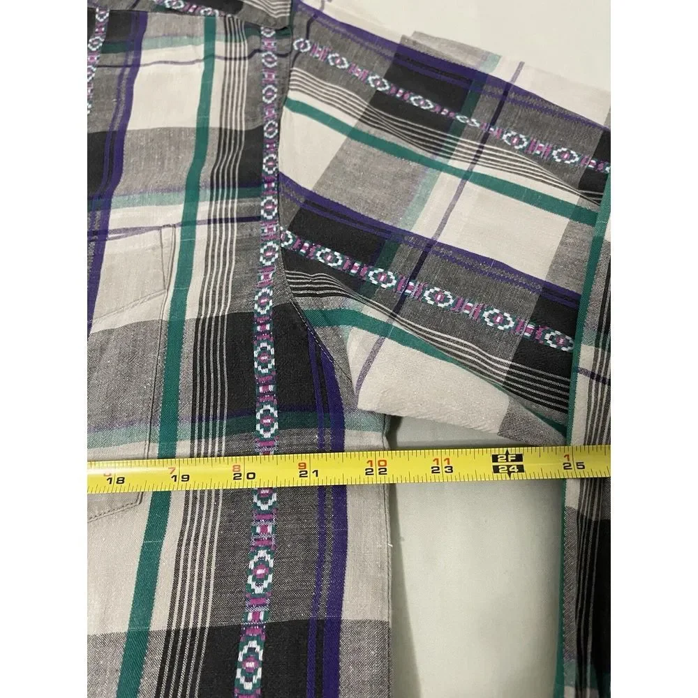 The North Face Button Up Shirt Vintage 90's‎ Aztec Mens Size M-L